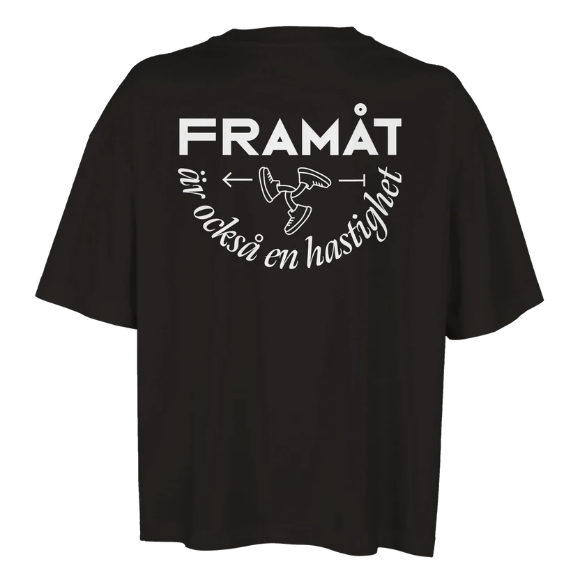 Framåt är också en hastighet (Svart)